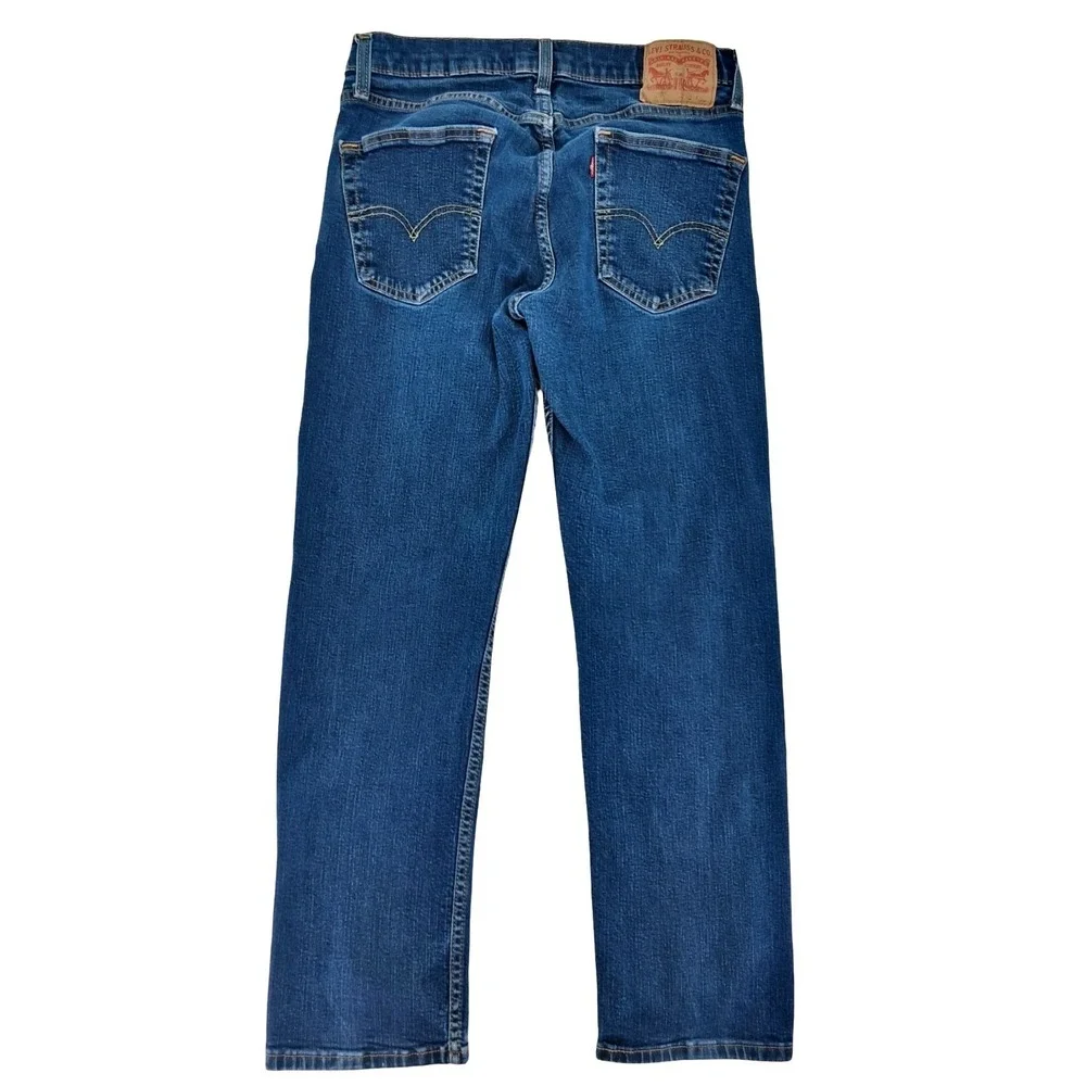 Levis Jeans Mens 32x30 Blue Regular Fit Straight Leg Denim Waterless Pants